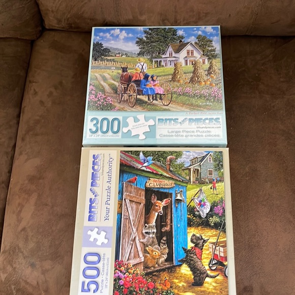 Bits And Pieces Games Bits And Pieces Puzzles 2 Total Poshmark